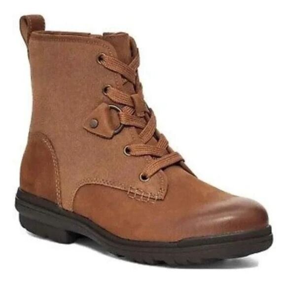 Worn Once! UGG Hapsburg Lace/Zipper Boots Womens Size 12 - Picture 1 of 10